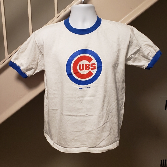 Chicago Cubs XL Ringer T-Shirt (SOLD) - Picture 4 of 6